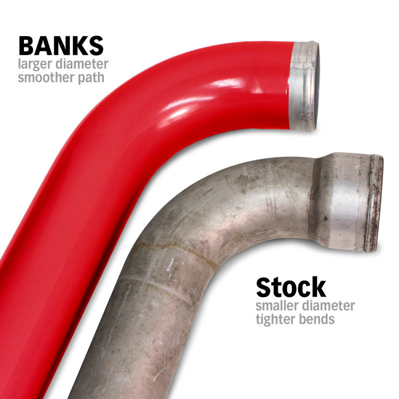 GBE25991-Banks 07-09 Ram 6.7L Diesel Boost Tube System - Driver Side-Intercooler Ducting-Banks Power