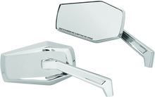 Load image into Gallery viewer, KUR5918-Kuryakyn Hex Mirrors Chrome-Rear View Mirrors-Kuryakyn