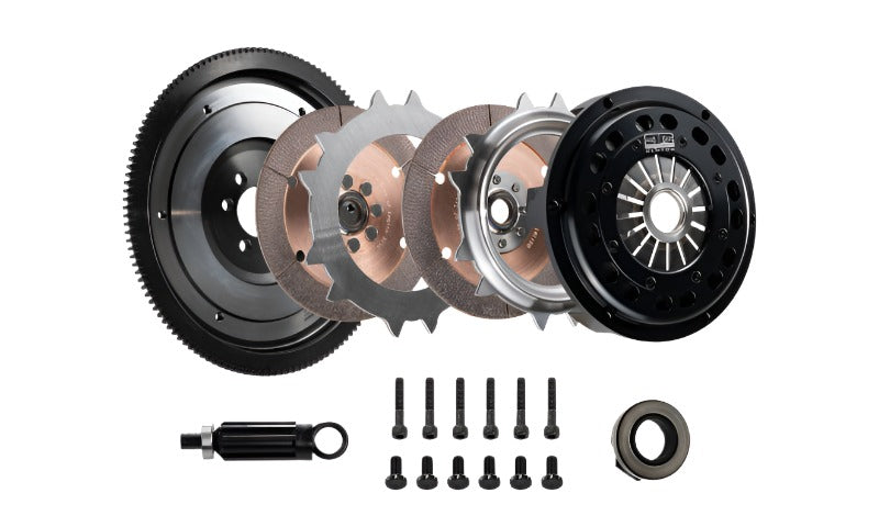 DKMMRX-006-074-DKM Clutch 09-10 BMW 135i 215mm Ceramic Twin Disc MRX Clutch Kit w/Flywheel (850 ft/lbs Torque)-Clutch Kits - Multi-DKM Clutch