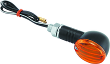 Load image into Gallery viewer, BKM266015-BikeMaster Ministalk Marker Light Round - Black/Amber-Sidemarkers &amp; Indicators-Bike Master