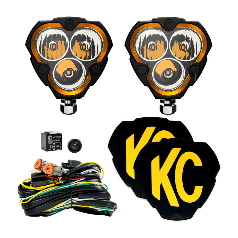 KCL288-KC HiLiTES FLEX ERA 3 - 2-Light Master Kit-Light Bars & Cubes-KC HiLiTES