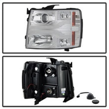 Load image into Gallery viewer, SPY5083616-Spyder Chevy Silverado 1500 07-13 Version 3 Projector Headlights - Chrome PRO-YD-CS07V3-LBDRL-C-Headlights-SPYDER