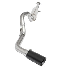 Load image into Gallery viewer, Thermal R&amp;D B928-C920-C 3" Single Exit Cat-Back Exhaust - Coated; 2015-2020 Ford F-150 EcoBoost; hero shot.