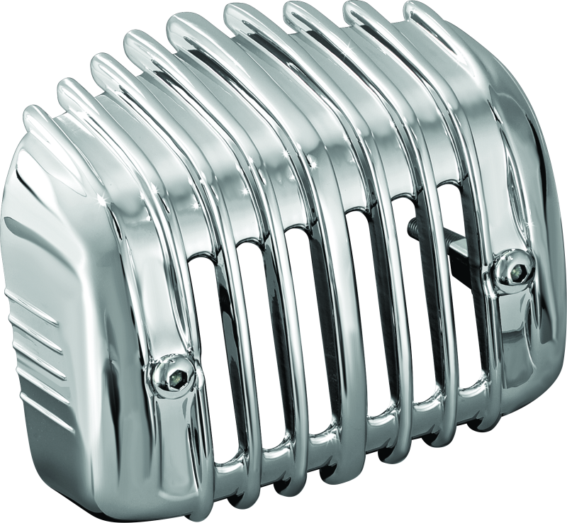 KUR7839-Kuryakyn Regulator Cover 01-17 Softail Chrome-Exterior Trim-Kuryakyn