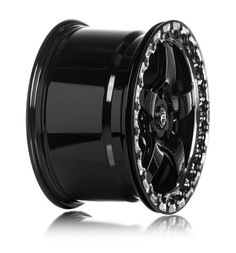 FRGF00170067P50-Forgestar D5 Beadlock 17x10 / 5x114.3 BP / ET50 / 7.5in BS Gloss Black Wheel-Wheels - Cast-Forgestar
