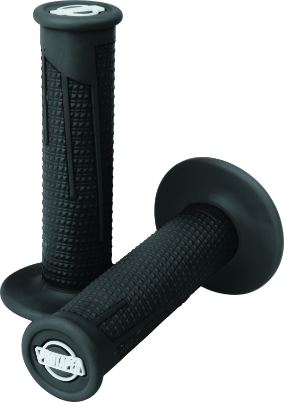 PTR021693-ProTaper Full Diamond Clamp-On Grips - Black-Grips-ProTaper
