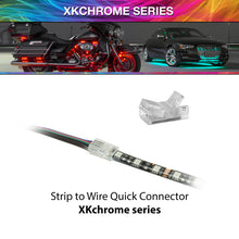 Load image into Gallery viewer, XKGXK-4P-CNT-SW-XK Glow 4 Pin Quick Connector- Strip to Wire XKchrome-Light Accessories and Wiring-XKGLOW