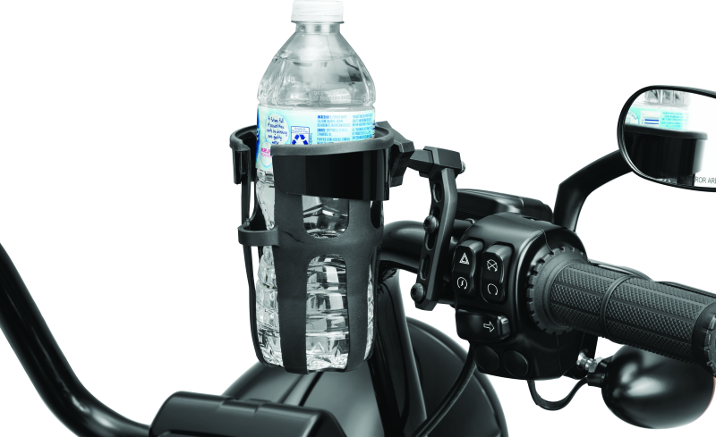 KUR6485-Kuryakyn Reflex Drink Holder-Perch Mount Black-Cup Holders-Kuryakyn