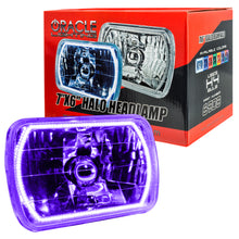 Load image into Gallery viewer, Oracle Pre-Installed Lights 7x6 IN. Sealed Beam - UV/Purple Halo-Headlights-ORACLE Lighting