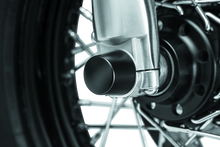 Load image into Gallery viewer, KUR1229-Kuryakyn Front Axle Nut Caps Satin Black-Hardware - Singles-Kuryakyn