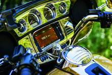 Load image into Gallery viewer, KUR7284-Kuryakyn Tri-Line Gauge Trim 14-Up Touring Models Chrome-Gauges-Kuryakyn