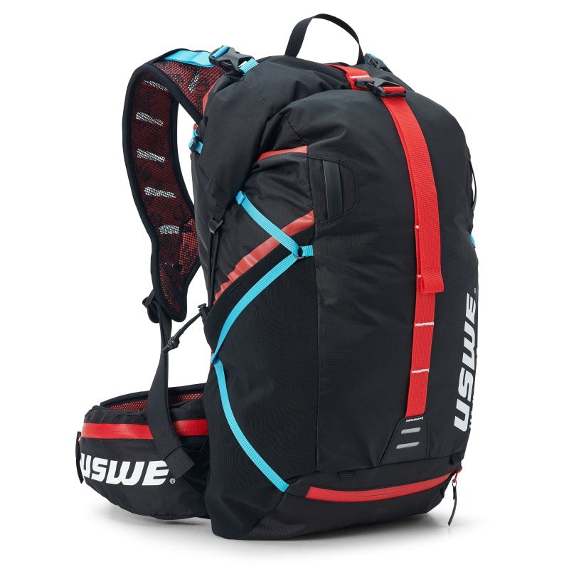 USW2303601-USWE Hajker Winter Rolltop Daypack 30L - Carbon Black-Bags - Backpacks-USWE