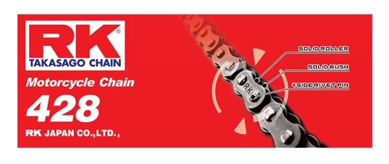 RKC428-126-RK Chain RK-M 428-126L - Natural-Chains-RK Chain