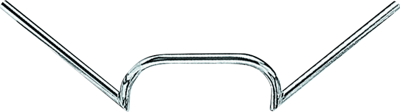 BKM110540-BikeMaster Clubman Handlebar - Chrome-Handlebars-Bike Master