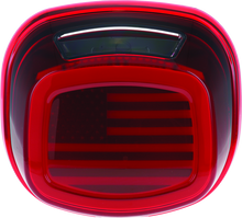 Load image into Gallery viewer, KUR2924-Kuryakyn Freedom Taillight Red Lens With License Light-Tail Lights-Kuryakyn