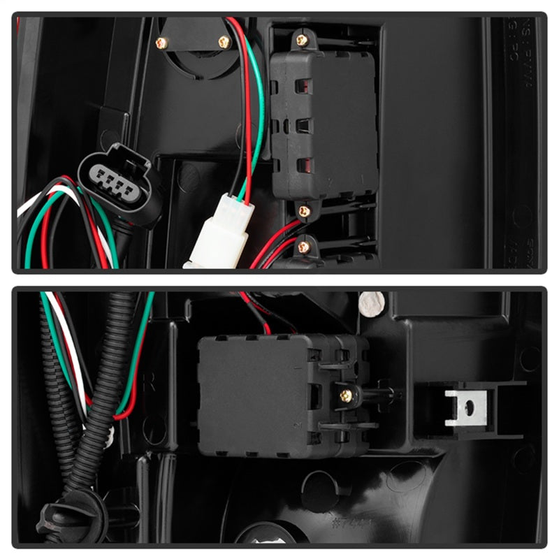 SPY5032478-Spyder Chevy Avalanche 07-13 LED Tail Lights Red Clear ALT-YD-CAV07-LED-RC-Tail Lights-SPYDER