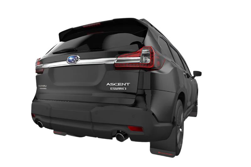 RALMF49-UR-RD/BLK-Rally Armor 18-22 Subaru Ascent Red UR Mud Flap w/ Black Logo-Mud Flaps-Rally Armor