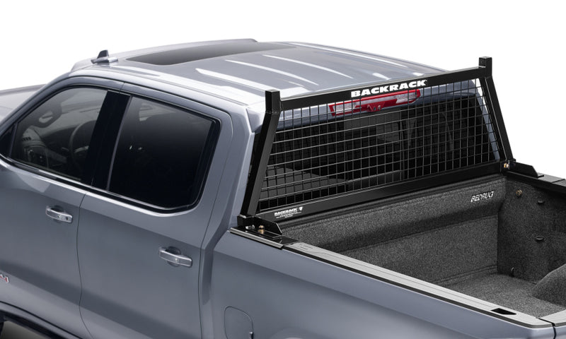 BackRack 01-23 Silverado/Sierra 2500HD/3500HD Safety Rack Frame Only Requires Hardware - Black Ops Auto Works