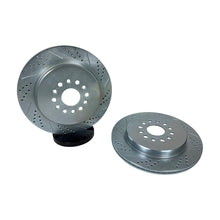 Load image into Gallery viewer, Detail view of the Baer Brakes Big Claw Performance Rear Brake Rotors for 2019-2025 Ram 1500
