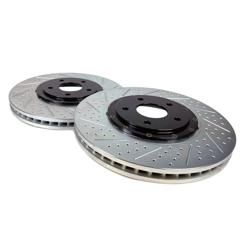 Mounting detail of the Baer Brakes EradiSpeed+ Rear Brake Rotors for 2024 Ford Mustang (S650)