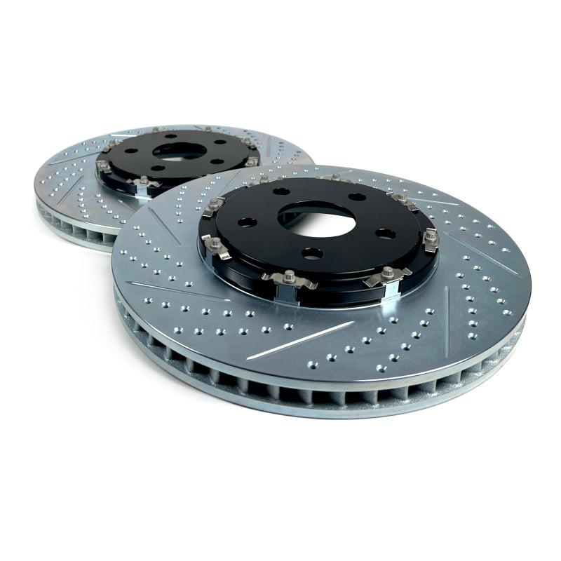 Second detail view of the Baer Brakes EradiSpeed+ Front Brake Rotors for 2020-2025 Chevy Corvette Z51