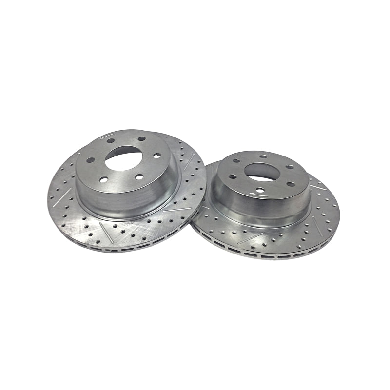 Detail view of the Baer Brakes Big Claw Performance Rear Brake Rotors for 1999-2018 GM 1500 2/4WD