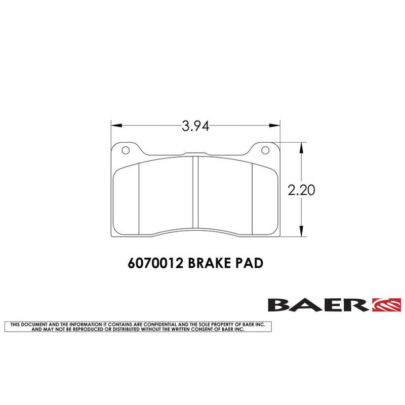 Second detail view of the Baer Brakes 11.625 inch SS4+ Deep Stage Front Brake Kit for 2015-2023 Ford Mustang Excl. GT350 - Fire Red