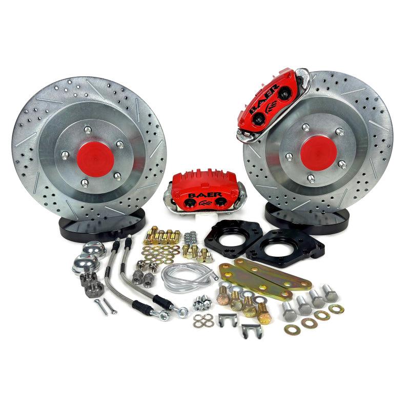 Baer Brakes 13 inch Classic Series Front Brake Kit for 1964-1972 GM Chevelle/Cutlass/Skylark - Red