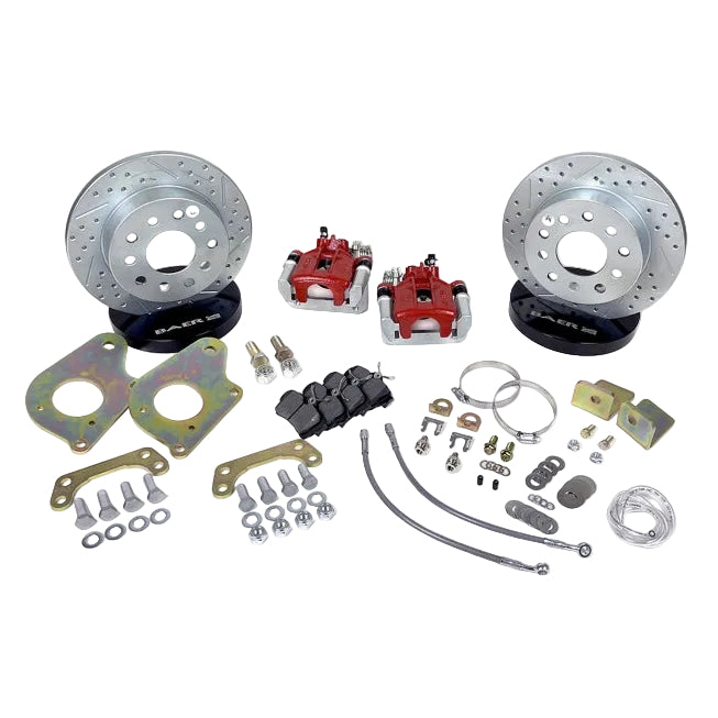 Baer Brakes 10.5 inch Classic Series Rear Brake Kit for 1978-1988 GM Malibu/El Camino/Monte Carlo/Regal - Red