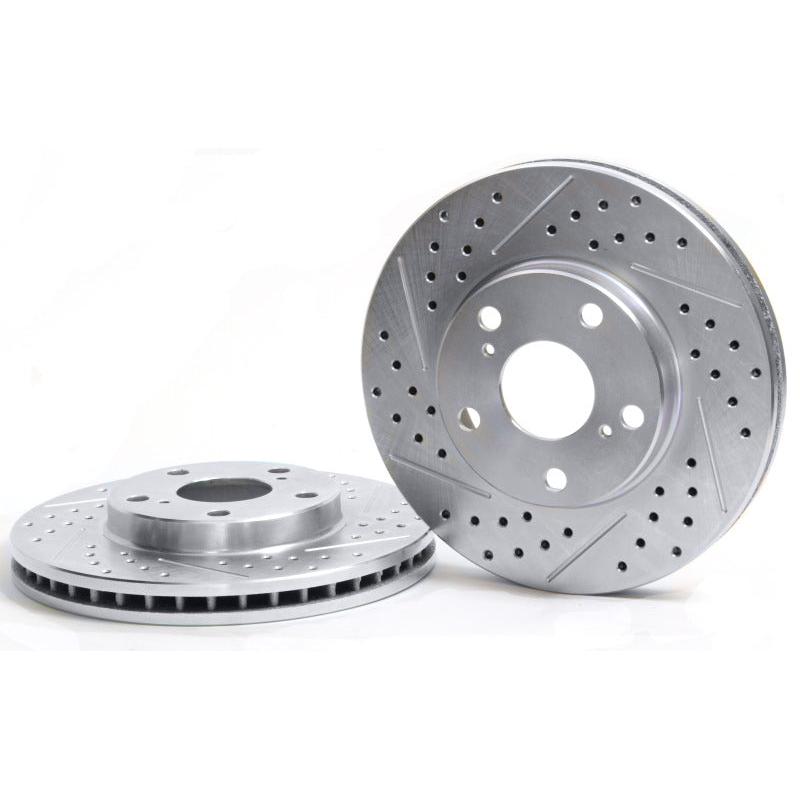 Packaged view of the Baer Brakes Claw Performance Front Brake Rotors for 1994-2004 Ford Mustang Cobra