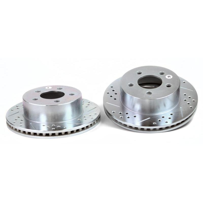 Packaged view of the Baer Brakes Claw Performance Front Brake Rotors for 2005-2020 Select Chevrolet, GMC & Cadillac Applications