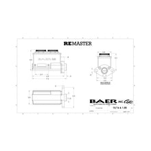 Load image into Gallery viewer, Baer Remaster 1 inch bore black billet master cylinder flange view