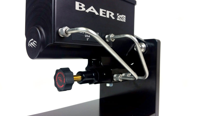 Baer Remaster to proportioning valve inverted flare hardlines top view
