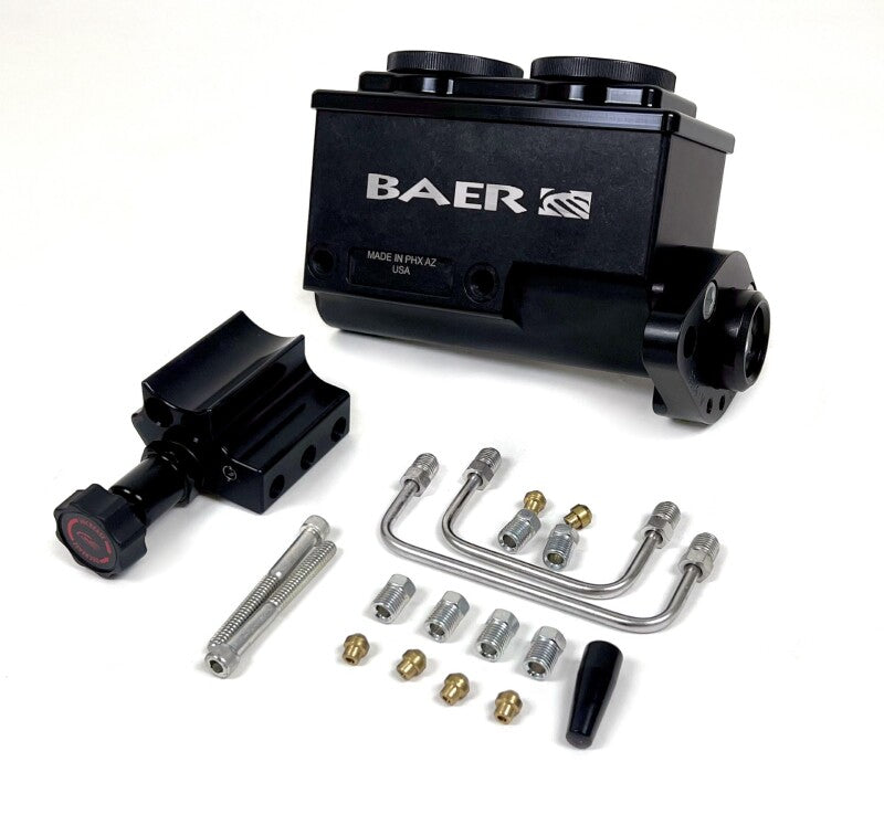 Baer Brakes Baer Brakes Remaster 1-1/8in Bore 2-Bolt Master Cylinder Kit - Black