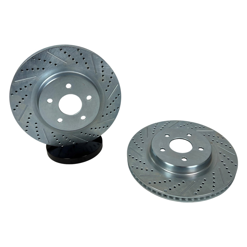 Fifth detail view of the Baer Brakes Big Claw Performance Front Brake Rotors for 2018-2025 Jeep Wrangler JL/20-25 Gladiator JT