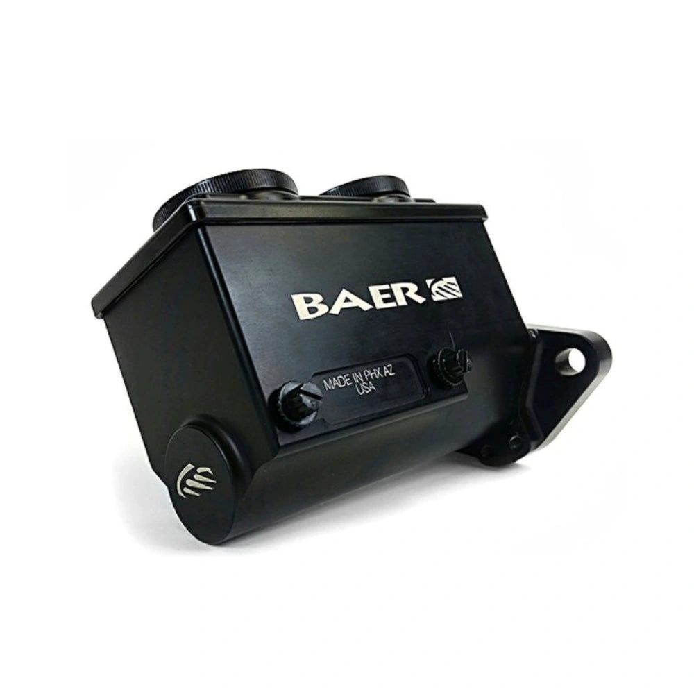 Baer Brakes Remaster 1in Bore 2-Bolt Left Port Master Cylinder Assembly - Black - Baer Brakes 6801273LP
