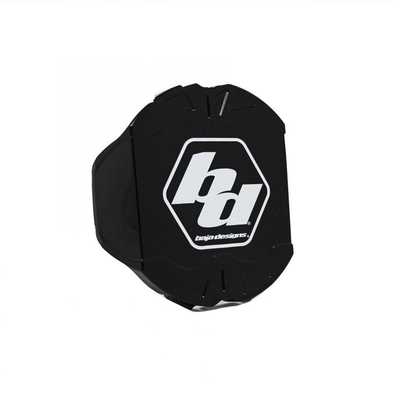 Baja Designs LP4 single rock guard black anodized view