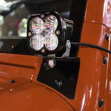 Load image into Gallery viewer, Baja Designs 07-18 Jeep Wrangler JK Squadron Pro Spot A-Pillar Kit LED Light Pods - White Baja Designs BAJ447797