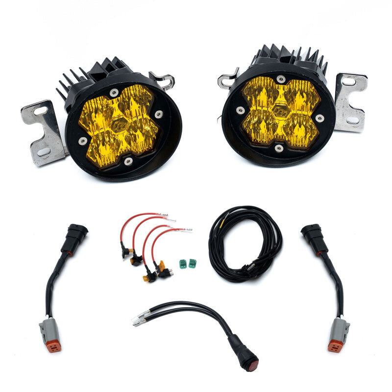 Baja Designs Baja Designs 12-23 Tacoma / 14-21 Tundra / 10-24 4Runner Squadron Sport 2.0 Fog Kit(WC) - Baja Amber