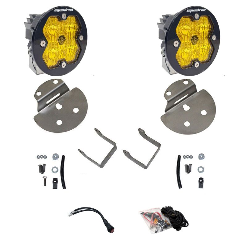 Baja Designs Baja Designs 15-19 GMC/Chevy Canyon/Colorado/Sierra/Silverado Squadron 2.0 Sport FPK - Amber