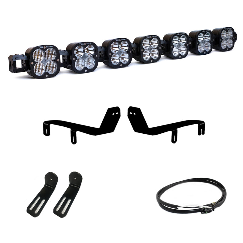 Baja Designs 17-19 Ford SuperDuty 7 XL Linkable Light Kit w/Upfitter - Black Ops Auto Works