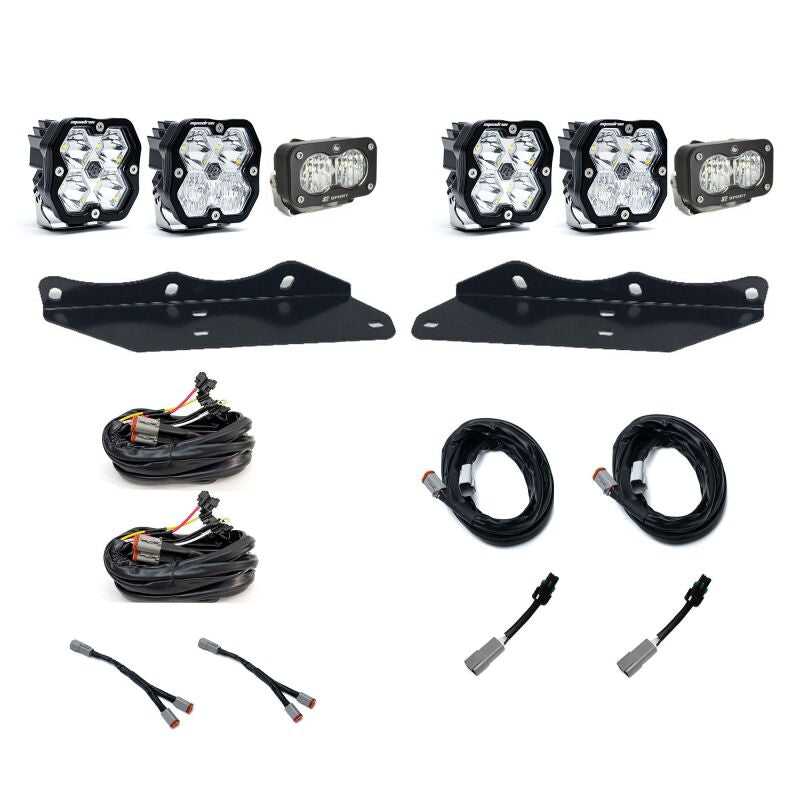 Baja Designs Baja Designs 17-20 Ford Raptor Squadron Sport 2.0/S2 Fog Pocket Kit (Multi Patterns) - Clear