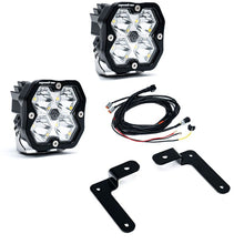 Load image into Gallery viewer, Baja Designs Baja Designs 18-25 Jeep JL/JT / 20-25 Gladiator Squadron 2.0 A-Pillar Sportsmen Kit (Spot) - Clear