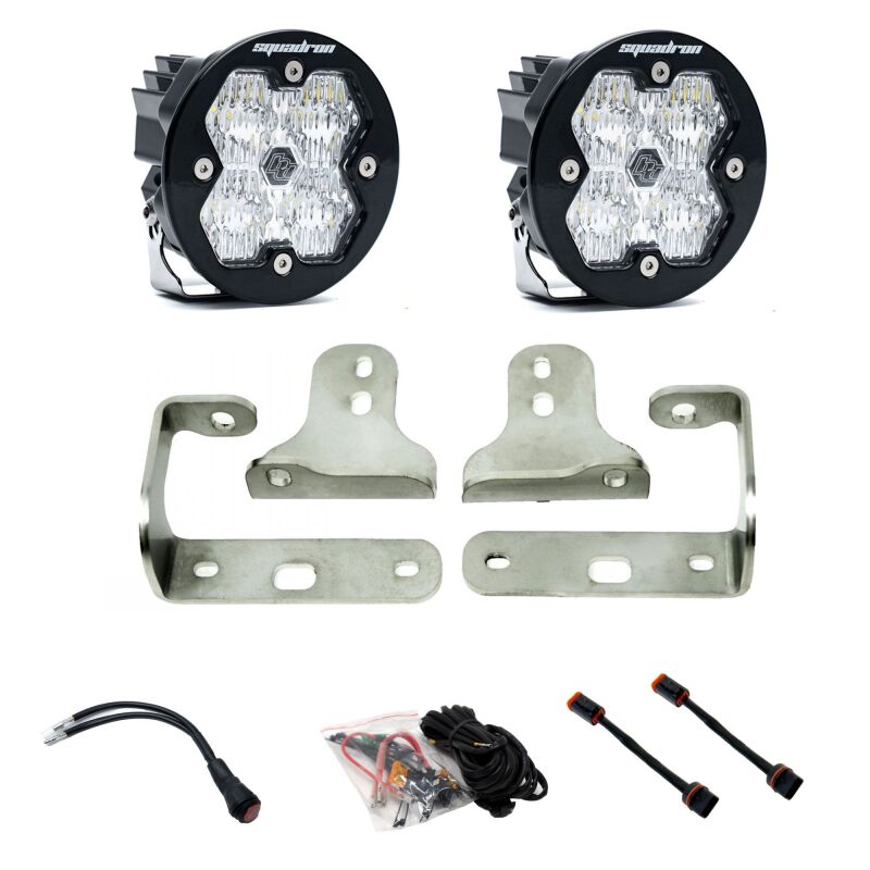 Baja Designs Baja Designs 18-25 JL/JT / 20-25 Gladiator Sport Bumper Squadron-R Sport 2.0 Fog Kit (WC) - Clear