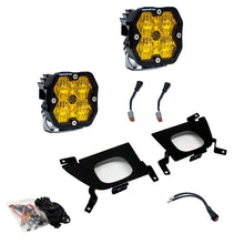 Load image into Gallery viewer, Baja Designs Baja Designs 19-22 Chevy 1500 / 20-22 2500/3500 Squadron Sport 2.0 Fog Pocket Kit (WC) - Baja Amber