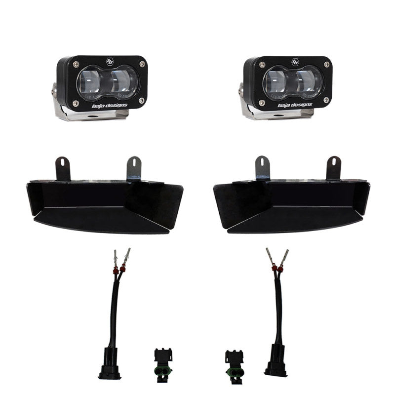 Baja Designs 19-22 Dodge RAM 2500/3500 S2 SAE Fog Pocket Light Kit - Clear-Light Bars & Cubes-Baja Designs-810031748242-