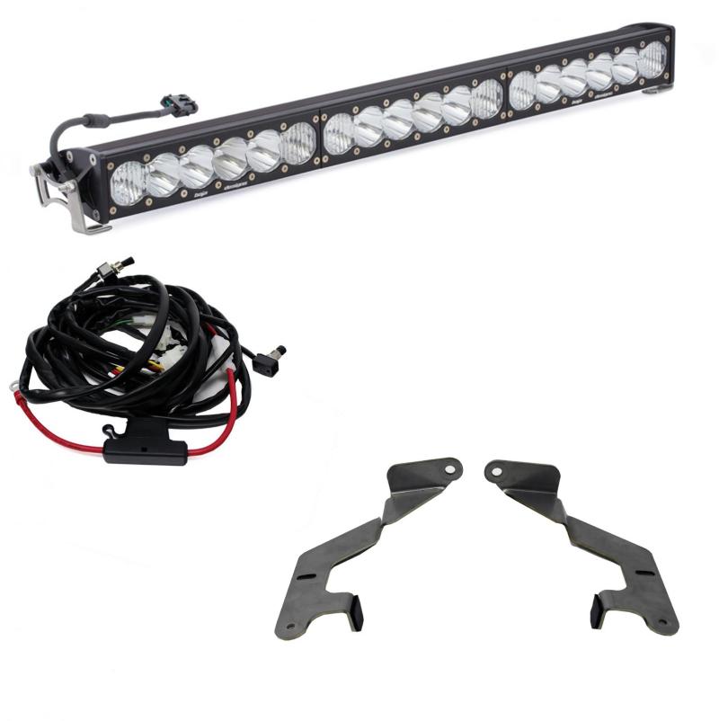 Baja Designs 2014+ Tundra 30in Grill LED Light Bar For Toyota Tundra OnX6+ Kit - Black Ops Auto Works