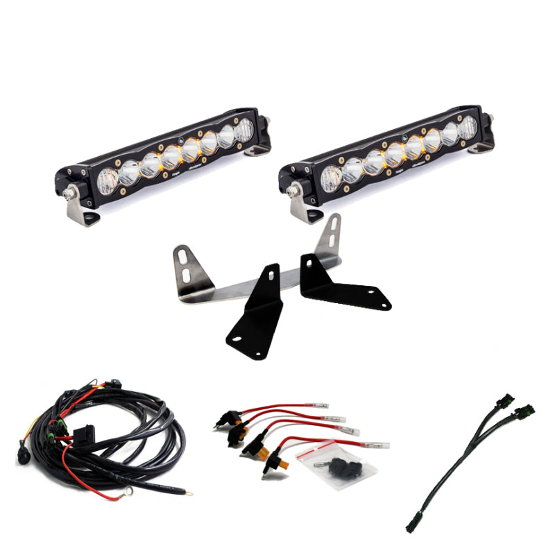 Baja Designs 2018+ Ford F-150 Dual S8 Series 10in Light Bar Kit - Black Ops Auto Works