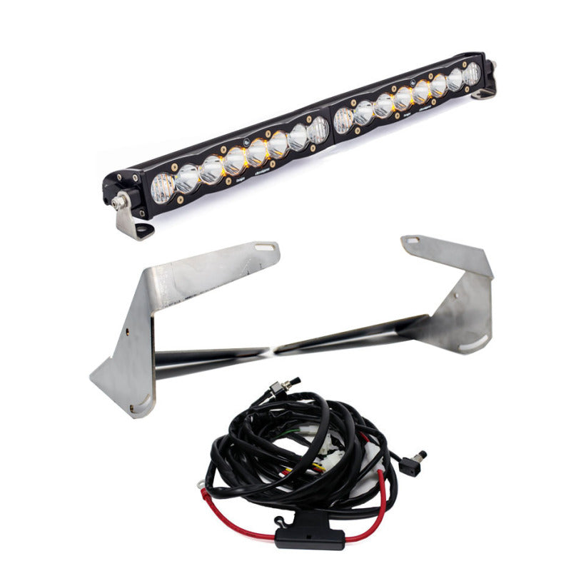 Baja Designs 2019+ Ram 2500/3500 20 Inch S8 Driving Combo Bumper Kit - Clear - Black Ops Auto Works
