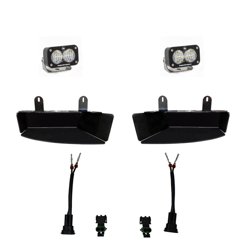 Baja Designs 2019+ Ram 2500/3500 S2 Sport Fog Pocket Kits - White - Black Ops Auto Works
